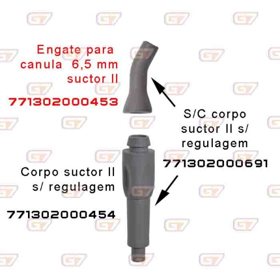 Engate P/ Canula Ø6,5mm Suctor II (Borracha Sugador) - 4 unidades Engate P/ Canula Ø6,5mm Suctor II (Borracha Sugador) - 4 unidades